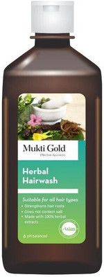 AXIOM Mukti Gold Herbal Hairwash,Shampoo for Hair Growth�(400 ml)