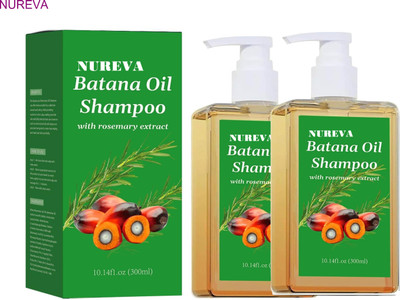 nureva Batana Oil Shampoo for Hair Regrowth & Root Strength(600 ml)