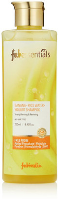 fabessentials Banana Rice Water Yogurt Shampoo , 250 ml(250 ml)