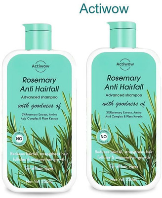 ACTIWOW Rosemary Shampoo For Reversing Hair Thinning and Promoting Strength A001(500 ml)
