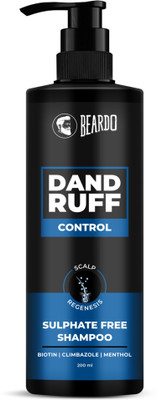 BEARDO Dandruff Control Sulphate Free Shampoo | Reduce Dandruff and Itchy Scalp(200 ml)