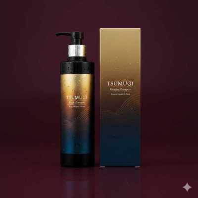 tsumugi 02 Keratin Premium Keratin Shampoo for Men & Women 500ml(500 ml)