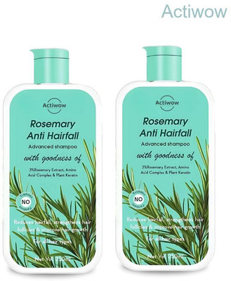 ACTIWOW Rosemary Shampoo For Hydrating Dry Hair and Reducing Hair Loss A001(500 ml)