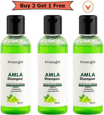 Protogin Pure Amla Herbal Shampoo – For Strong, Silky, and Nourished Hair(1 ml)