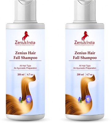 Zenius Hair Fall Shampoo for Damage Free Reduces Hairfall for Men & Women (Pack Of 2)(400 ml)