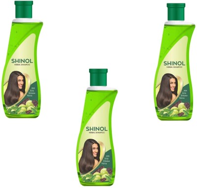 SHINOL Herbal Shampoo, 150 ml Pack Of 3(450 ml)