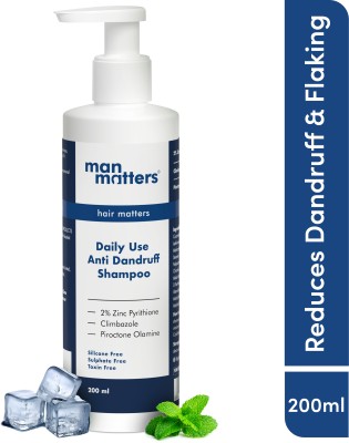 Man Matters Daily use Anti Dandruff Shampoo | Tea tree , Neem oil & menthol(200 ml)