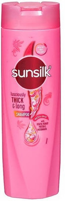 SUNSILK Lusciously Thick & Long Shampoo 2 x 180 ml(358 ml)
