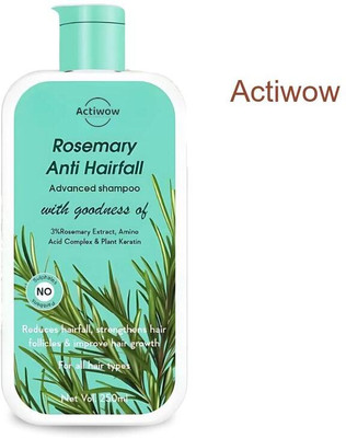ACTIWOW Rosemary Shampoo For Enhancing Shine and Preventing Hair Breakage(300 ml)