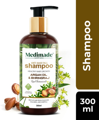 Medimade Anti Hair Fall Shampoo with Argan Oil & Bhringraj - Pack of 1(300 ml)