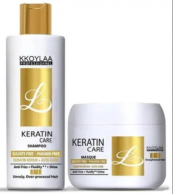 k koylaa professionnel Keratin Repair + Asta Care Care Shampoo & Masque 200gm(400 ml)