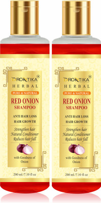 drontika Herbal Red Onion Shampoo/Hair Cleanser(400 ml)