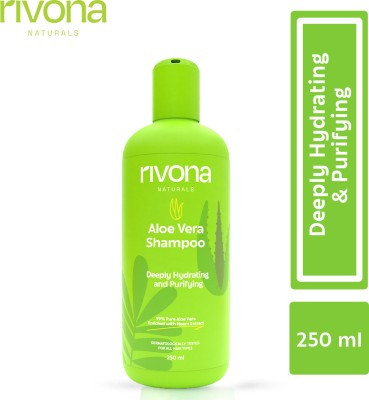 RIVONA NATURALS Aloe Vera Shampoo| Aloe Vera + Neem | All Hair types (250 ml)(250 ml)
