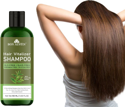 Bon Austin Hair Vitalizer Shampoo For Frizzy & Damaged Hair Repair 100ML Pack1(100 ml)
