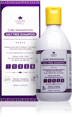 Nature Spell Curl Enhancing Shampoo 300ml -Sulphate Free -(300 ml)