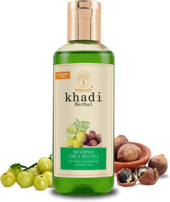 vagad's khadi Herbal Amla Reetha Shampoo(210 ml)