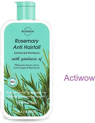 ACTIWOW Rosemary Shampoo For Preventing Hair Breakage and Restoring Vitality(300 ml)