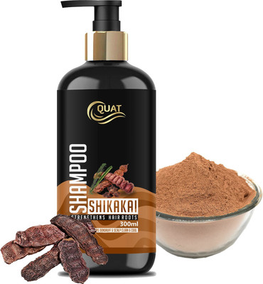 QUAT Shikakai Shampoo for Clear Dandruff & Scalp Clean(300 ml)