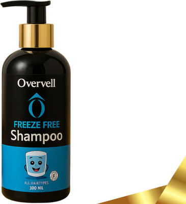 overvell 3X Smooth Care Shampoo – Anti-Dandruff + Frizz Control Formula(300 ml)