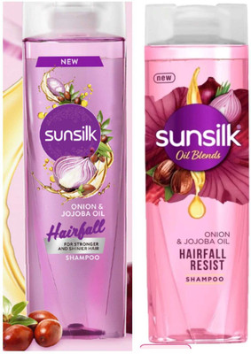 SUNSILK Onion & Jojoba Oil Hairfall Shampoo 180ml x 2un(360 ml)