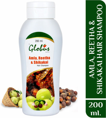Globus Remedies Amla Reetha and Shikakai Hair Shampoo(200 ml)