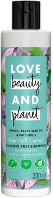 Love Beauty And Planet Onion, BlackSeed & Patchouli Hairfall Control Sulfate Free Shampoo(200 ml)