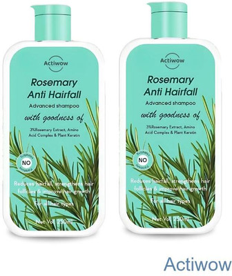 ACTIWOW Rosemary Shampoo For Encouraging New Hair Growth and Reducing Fall A001(500 ml)