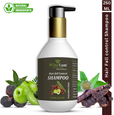 winelam Anti Hair Fall Control Shampoo All Type Hair Problem Herbal Growth Hair Shampoo(250 ml)