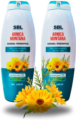 SBL ARNICA MONTANA HERBAL SHAMPOO 400 ML PACK OF 2(800ML)(400 ml)