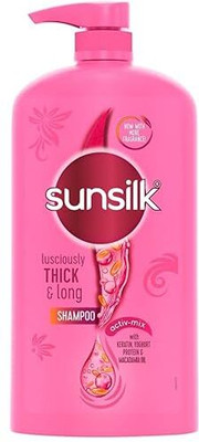 SUNSILK PINK THICK & LONG SHAMPOO 1 LITRE X 1 BBD SPL(999 ml)