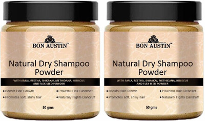 Bon Austin Natural Methidana Hibiscus Shampoo Powder For Hair Growth & Scalp Clean(100 g)