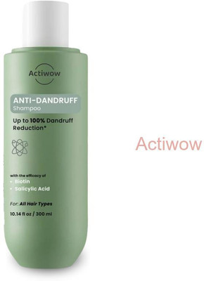 ACTIWOW Anti Dandruff Reduces Itch and Helps Restore Scalp Balance for Healthy Hair(300 ml)