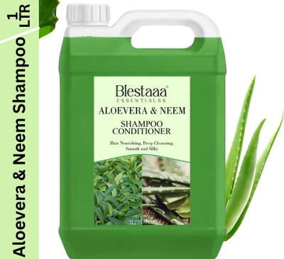 blestaaa essentialss Aloevera & Neem Anti Hairfall Regime| Advanced Shampoo-Conditioner(1 L)