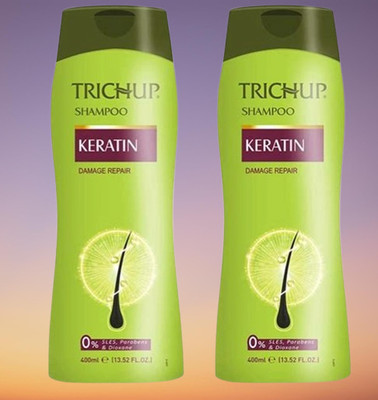 VASU Trichup Keratin Damage Repair Shampoo 400 ML Pack of 2(800 ml)