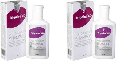 trigaine ad anti dandruff shampoo pack of 2(60 ml)