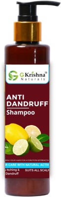 G KRISHNA NATURALS Anti Dandruff Shampoo For Men And Women| Strong & Bouncy(200 ml)