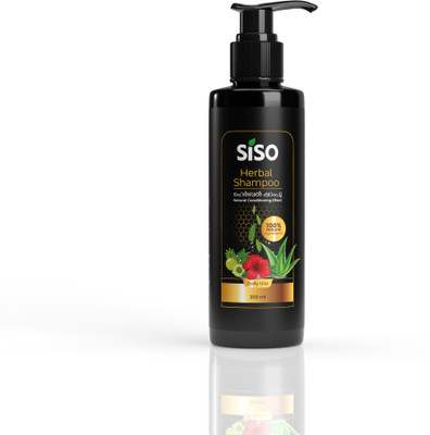 SISO Herbal Shampoo with Natural Conditioner ORGANIC NO SULPHATE FOR DAMAGE HAIR(200 ml)