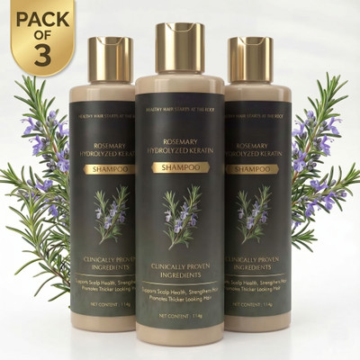 KRISHNAVI Natural Rosemary Shampoo Strengthens Hair Roots & Promotes Healthy Looking Hair(100 ml)