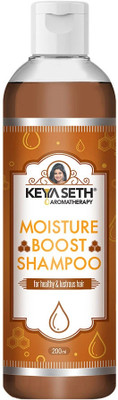 KEYA SETH AROMATHERAPY Moisture Boost Shampoo for Dry Dull Frizzy Hair- Makes Hair Shine, Soft, Smooth & Silky with Honey, Milk Protein, Pro -Vitamin B5 for Men & Women.(200 ml)