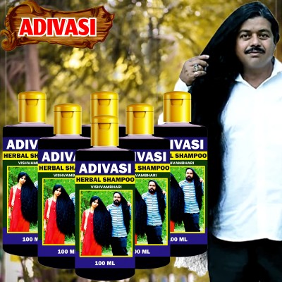 Vishvambhari Adivasi Herbal Hair Shampoo For Fast Hair Growth and Damage Repair shampoo(600 ml)