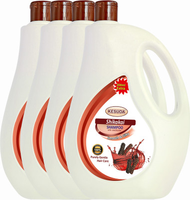 KESUDA Shikakai Shampoo With Pure Extract for Damage Control(4 L)