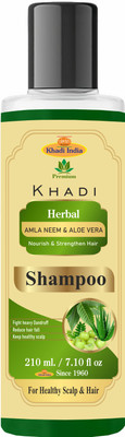 Premium Khadi Natural Amla Neem Aloevera Shampoo(210 ml)