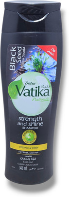 VATIKA BLACK SEED STRENGTH AND SHINE SHAMPOO IMPORTED(360 ml)