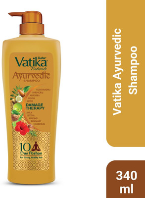 Dabur Naturals Ayurvedic Shampoo with 10 Natural Ingredients for Healthy Hair(340 ml)