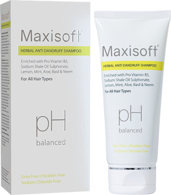 Maxisoft Herbal Anti Dandruff Shampoo | With Amla & Tea Tree Oil (100 ml - Pack of 1)(100 ml)