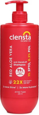 Clensta Red Aloe Vera Anti-Dandruff Shampoo With Zpto & Red Aloe Vera(650 ml)