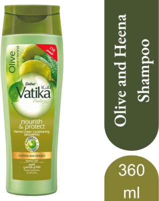 VATIKA Olive and Henna Shampoo(360 ml)