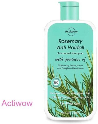 ACTIWOW Rosemary Shampoo For Reversing Hair Damage and Reducing Hair Fall(300 ml)