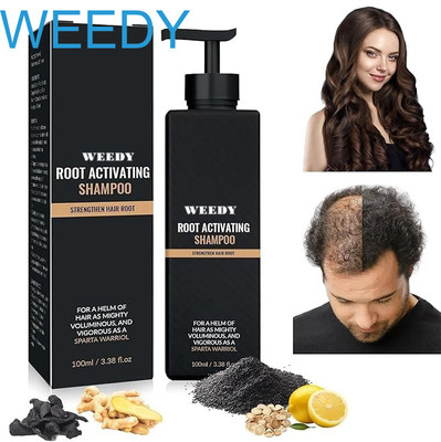 WEEDY Root Activator Shampoo for Healthy, Thicker Hair(100 ml)