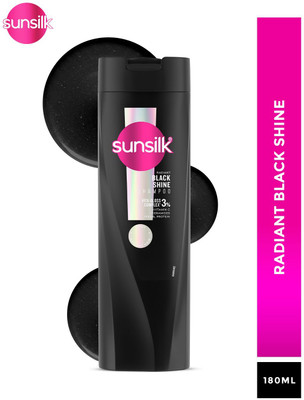 SUNSILK Stunning Black Shine Shampoo(180 ml)